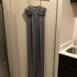 J crew formal dress- grey